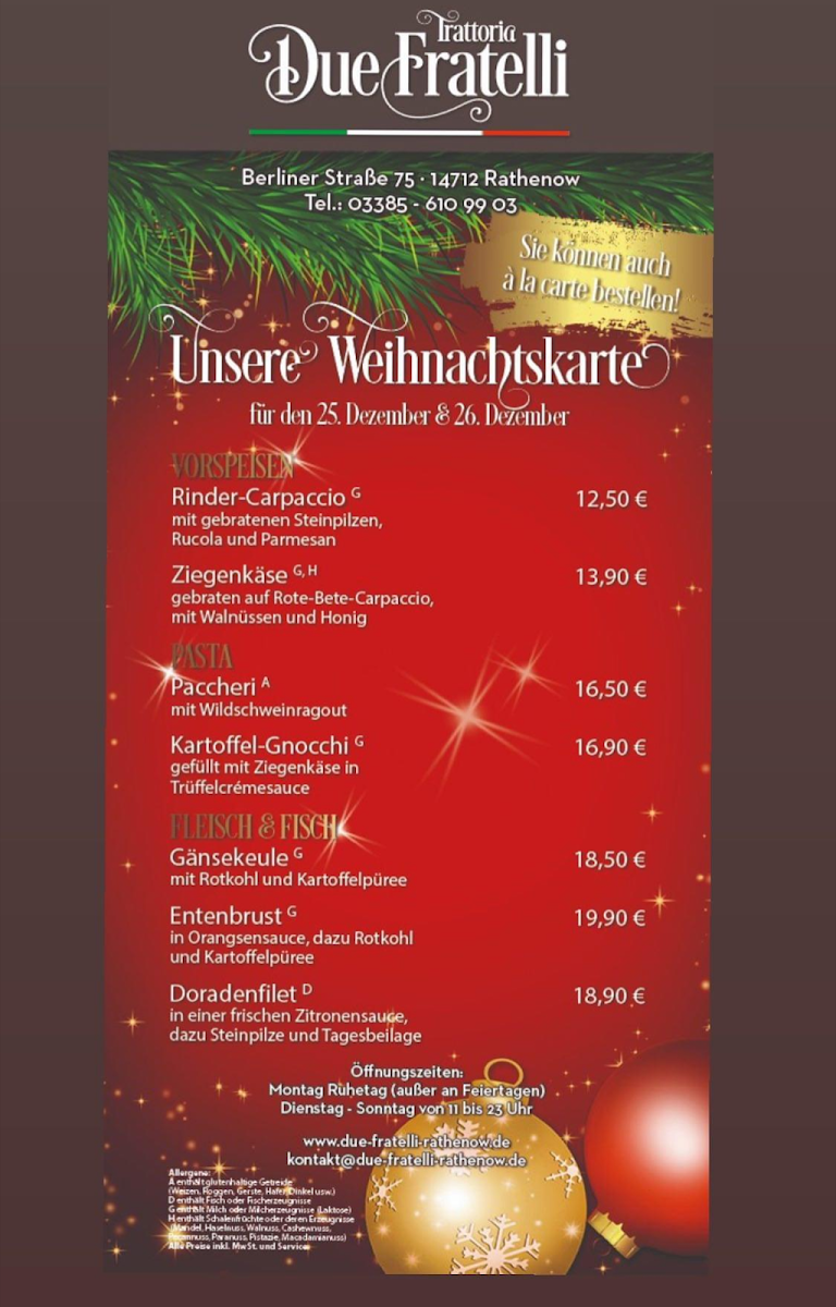 Speisekarte photo 1