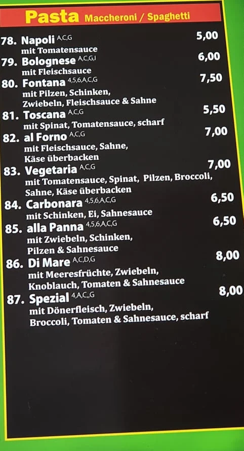 Speisekarte photo 10