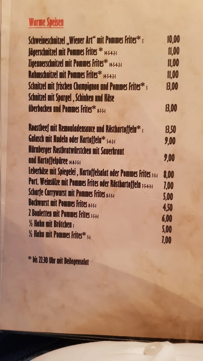 Speisekarte photo 4