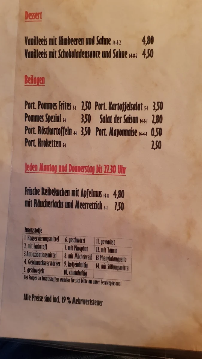 Speisekarte photo 8