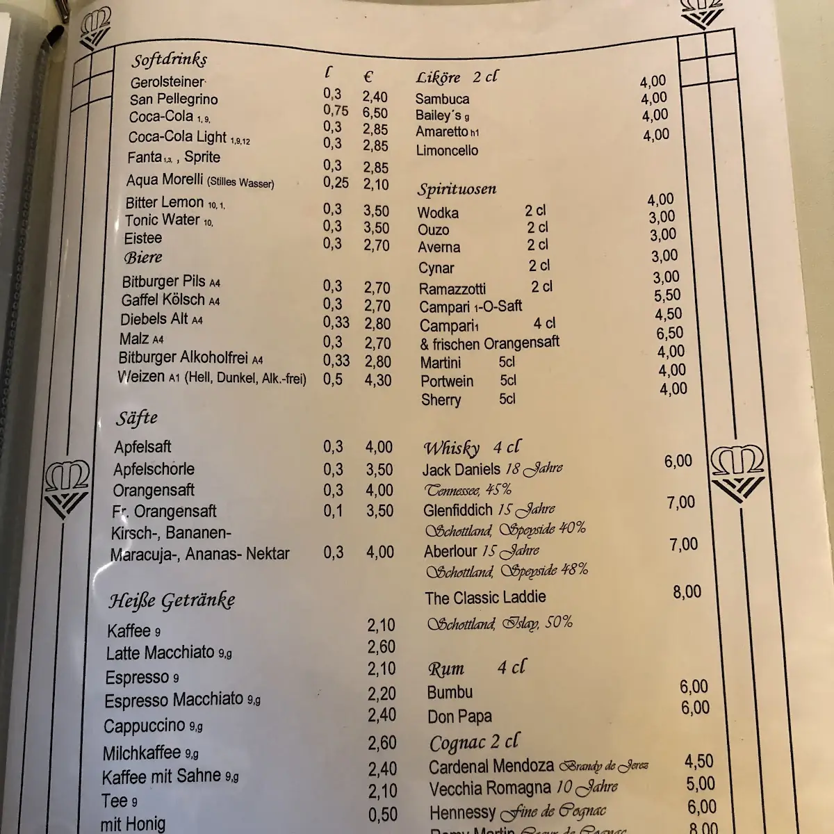 Speisekarte photo 7