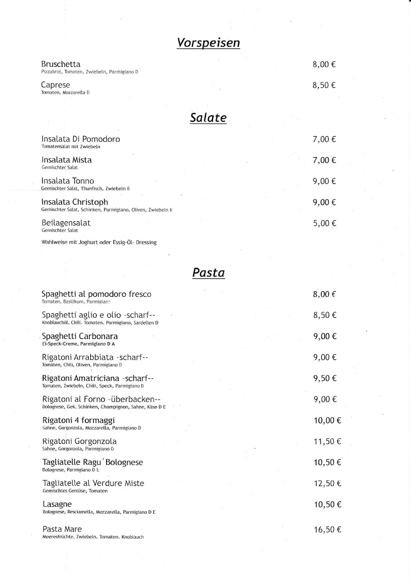 Speisekarte photo 1