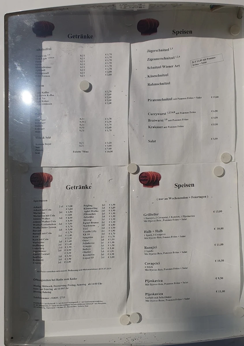 Speisekarte photo 3