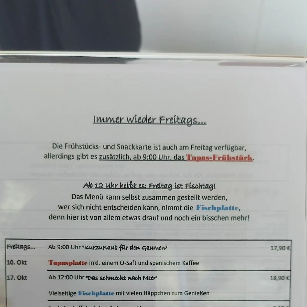 Speisekarte photo 2