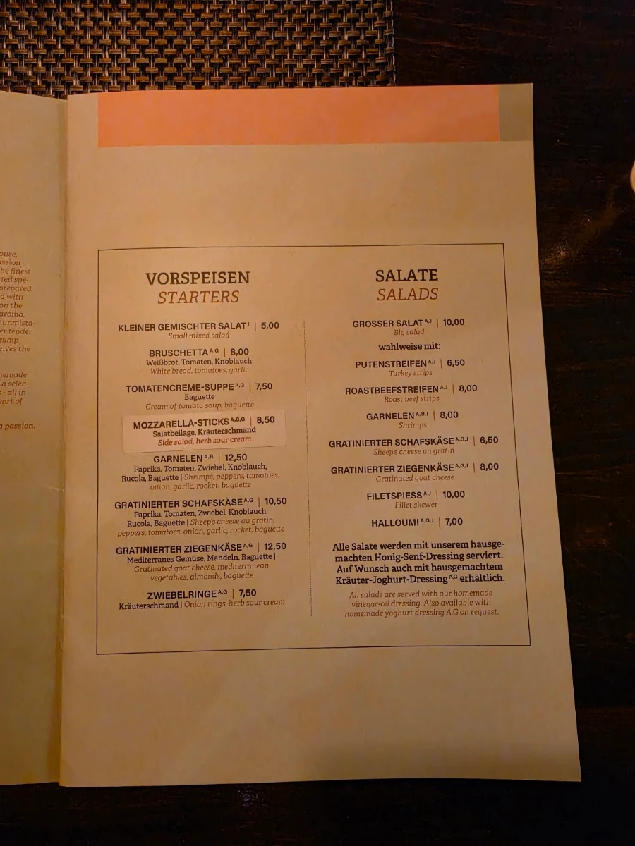 Speisekarte photo 6