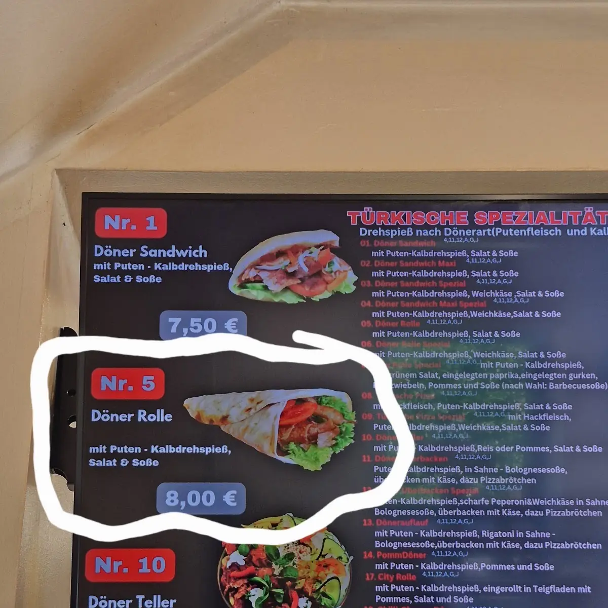 Speisekarte photo 3