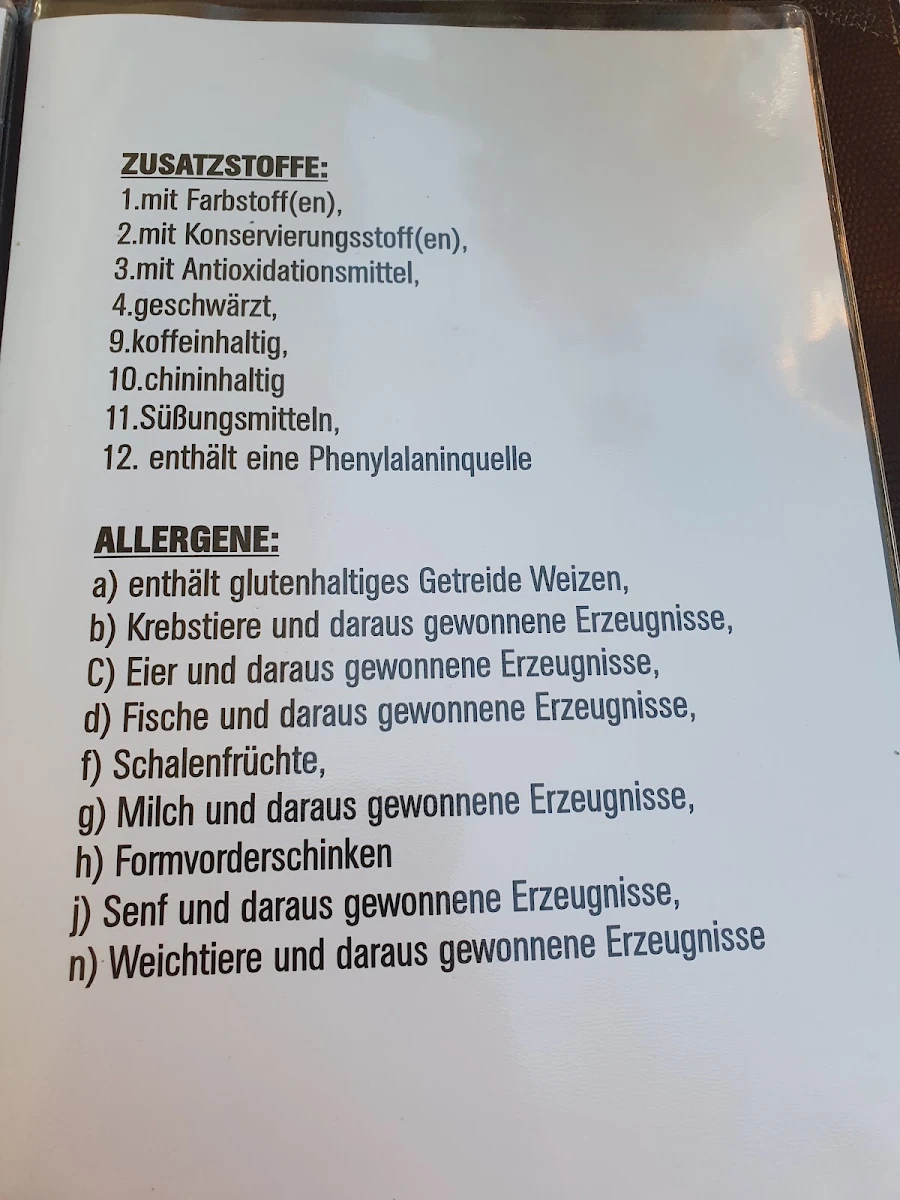 Speisekarte photo 3