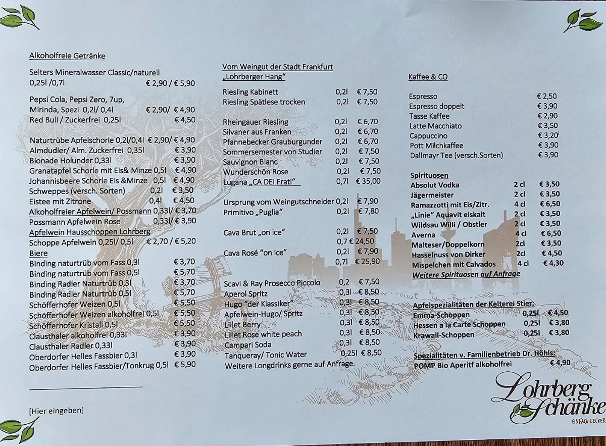 Speisekarte photo 3