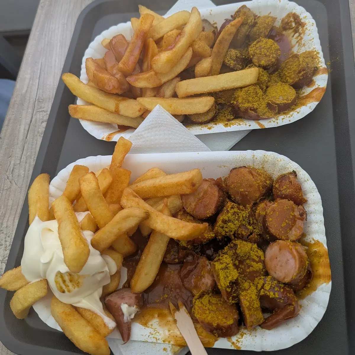 Essen und Trinken, Imbiss beim Hornbach