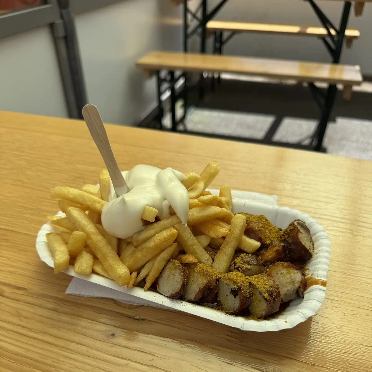 Essen und Trinken, Imbiss beim Hornbach