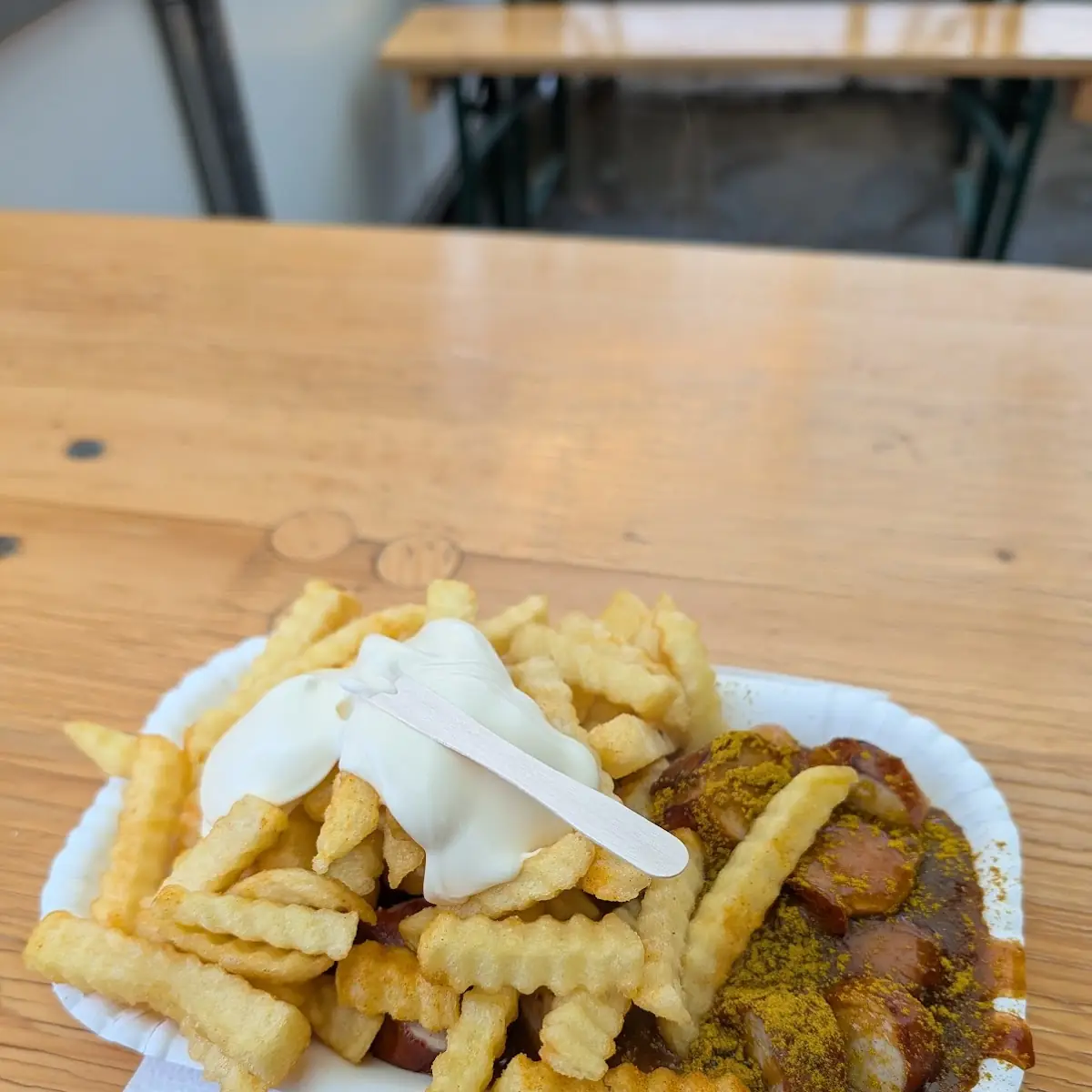 Essen und Trinken, Imbiss beim Hornbach