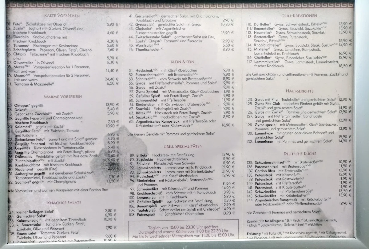 Speisekarte photo 2