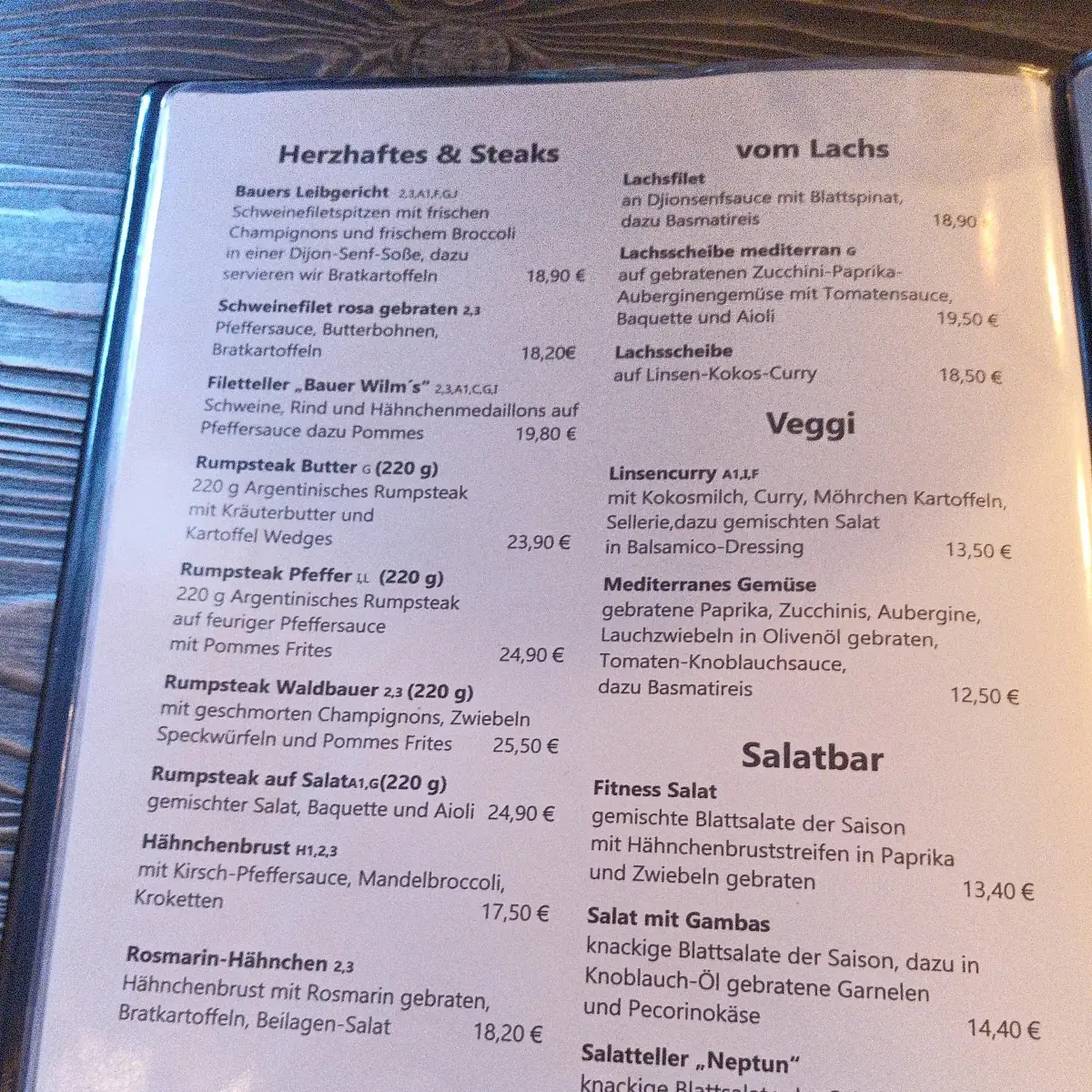 Speisekarte photo 7