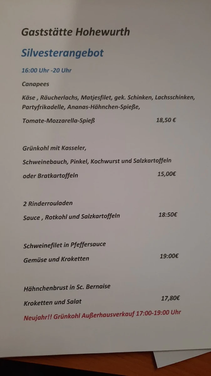 Speisekarte photo 2