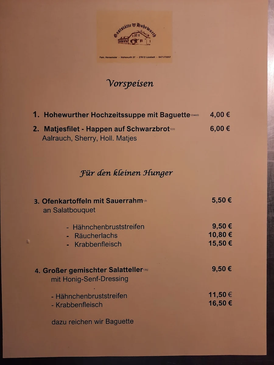 Speisekarte photo 3