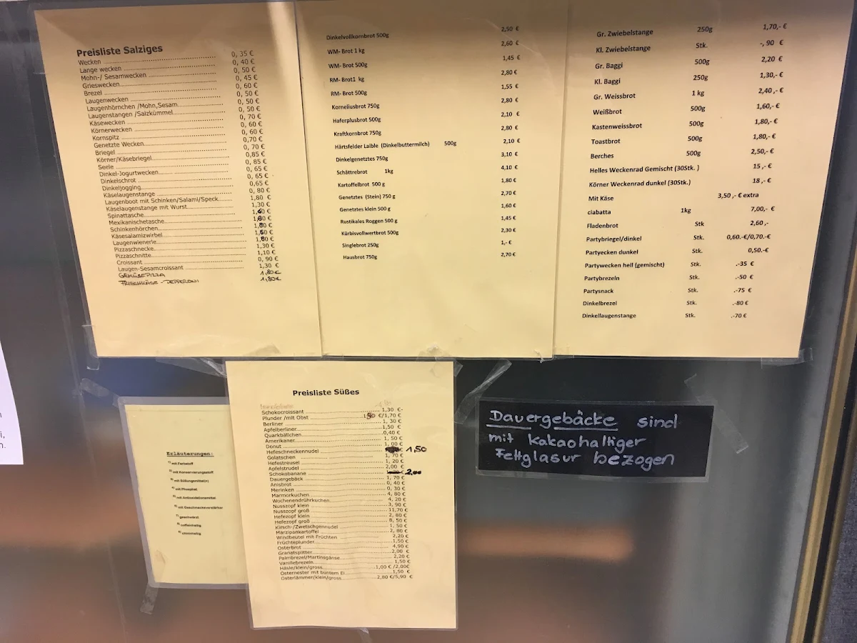 Speisekarte photo 1