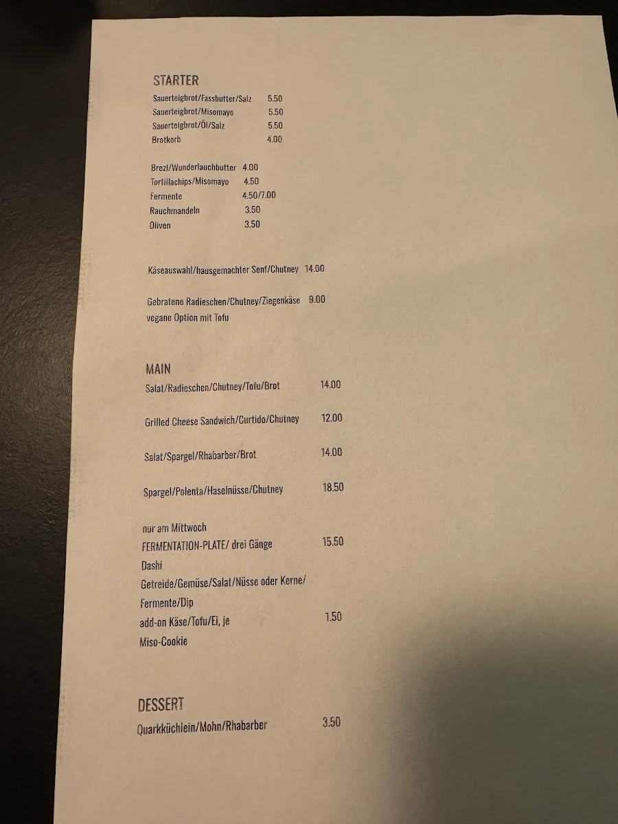 Speisekarte photo 3