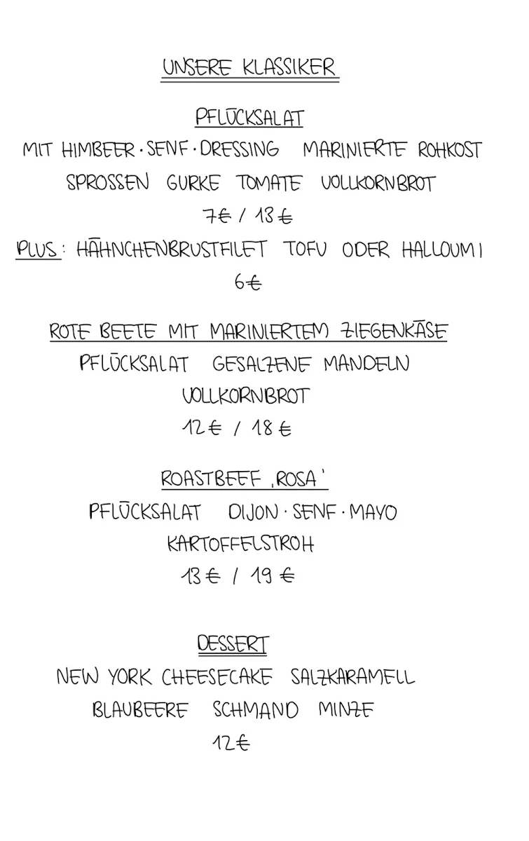 Speisekarte, Altes Brauhaus Bielefeld