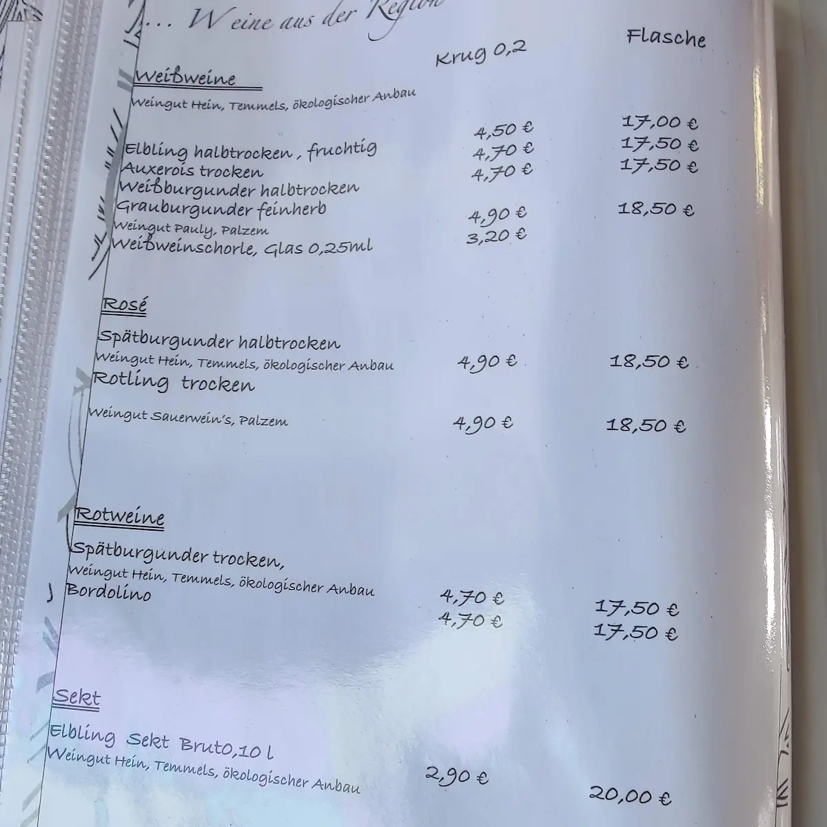 Speisekarte photo 3