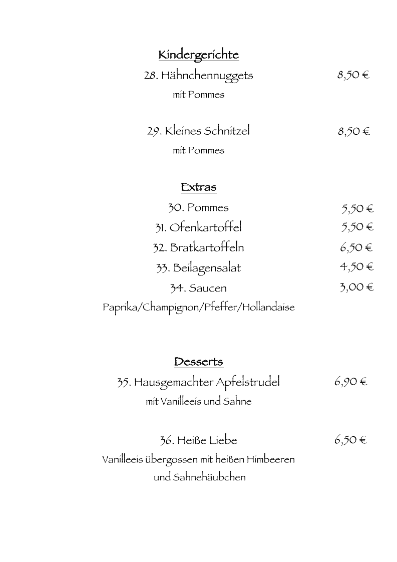 Speisekarte photo 3