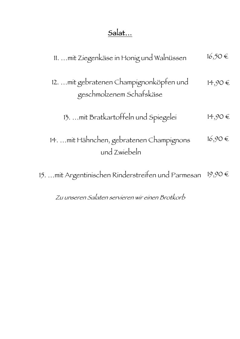 Speisekarte photo 5