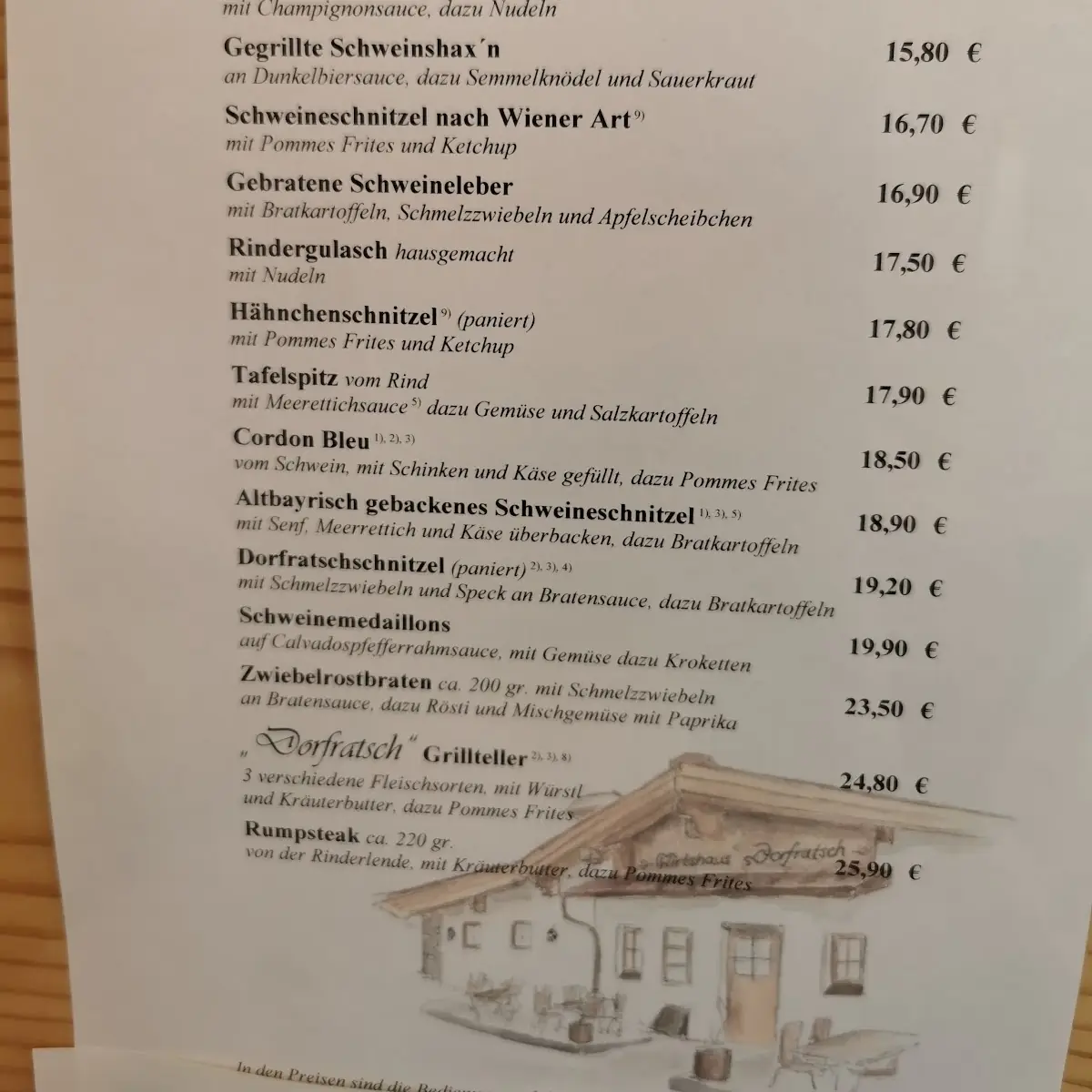 Speisekarte photo 7