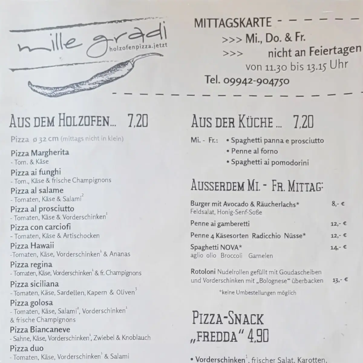 Speisekarte photo 2