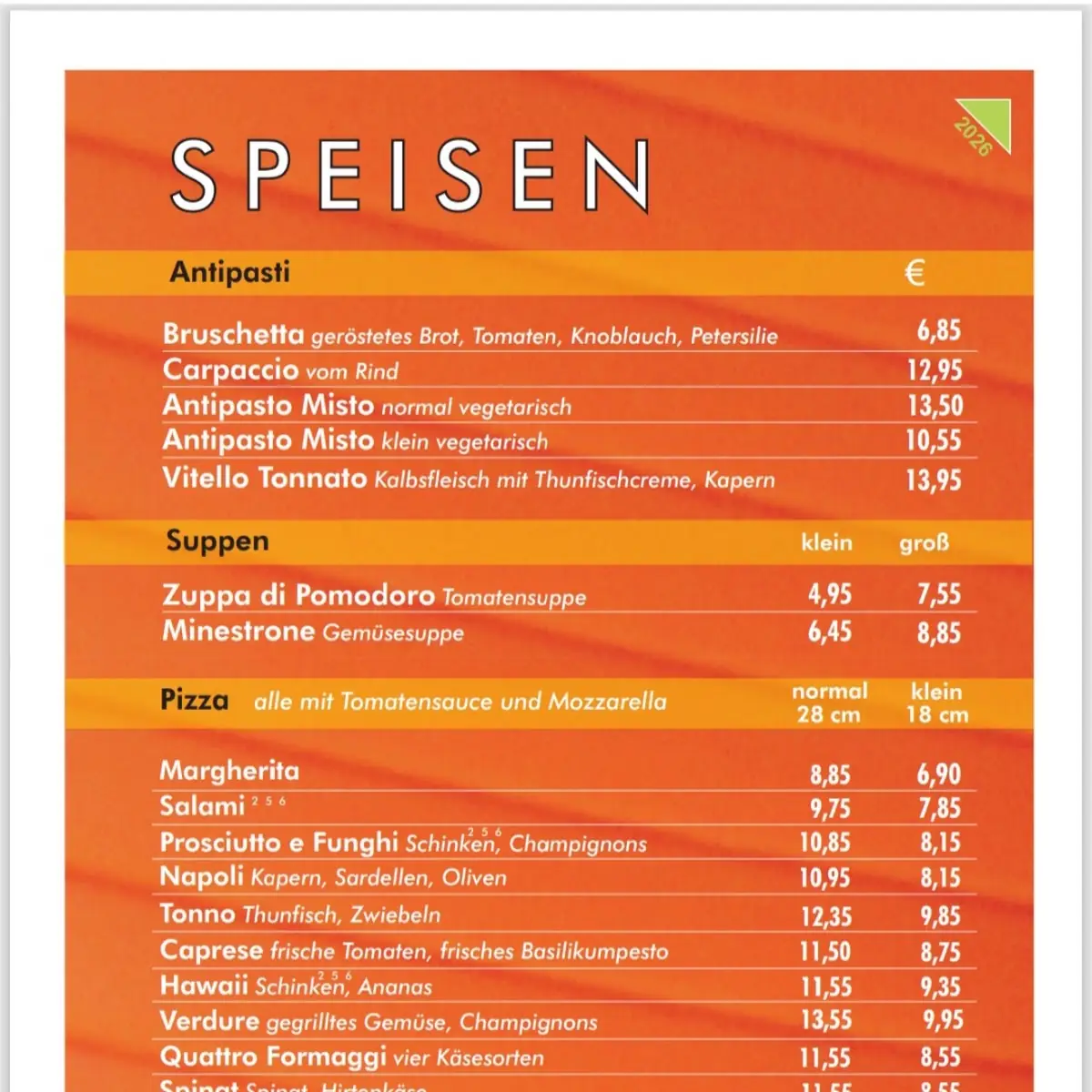 Speisekarte photo 3