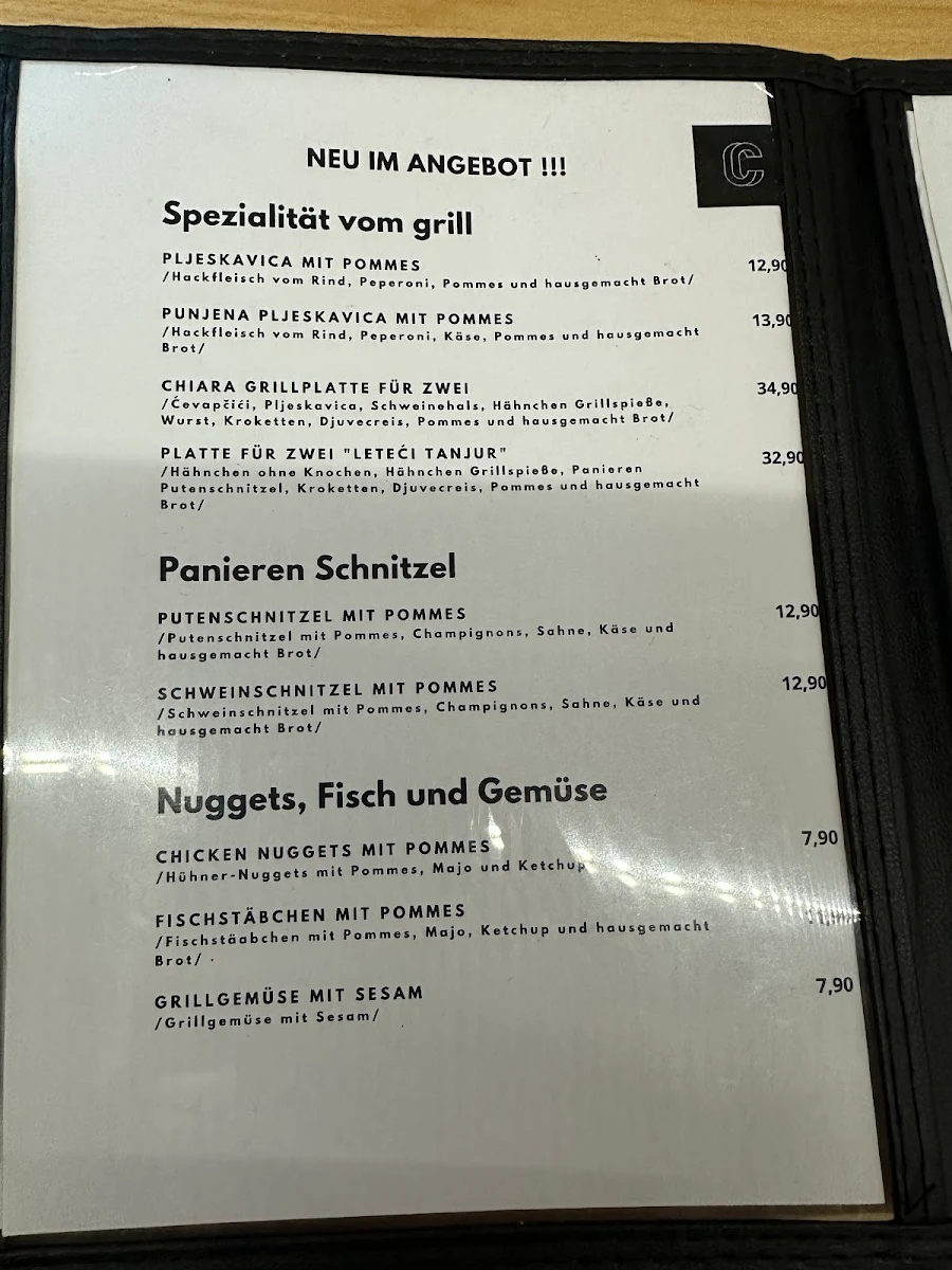 Speisekarte photo 1