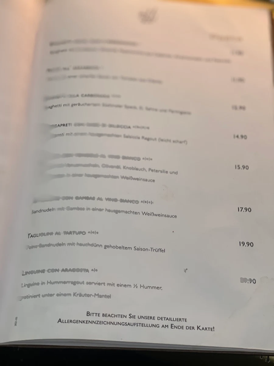 Speisekarte photo 10