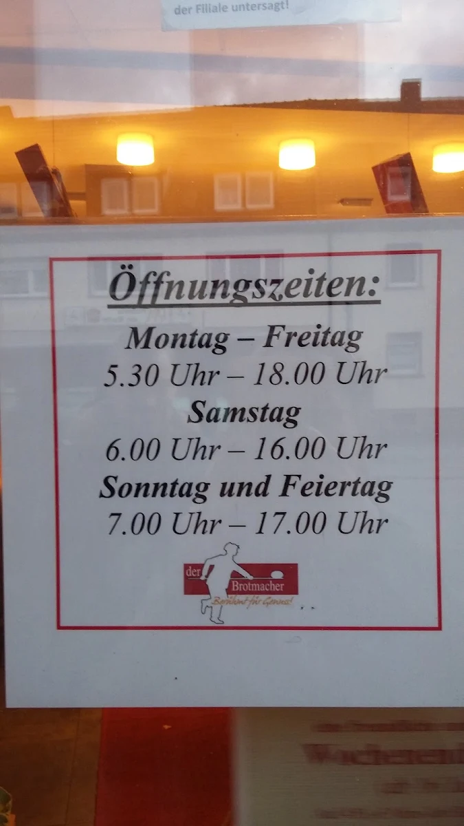 Speisekarte, Bäckerei, Konditorei, Café, Mömlingen "der Brotmacher"