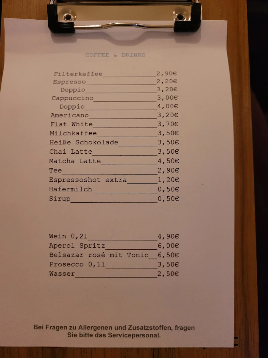Speisekarte photo 2