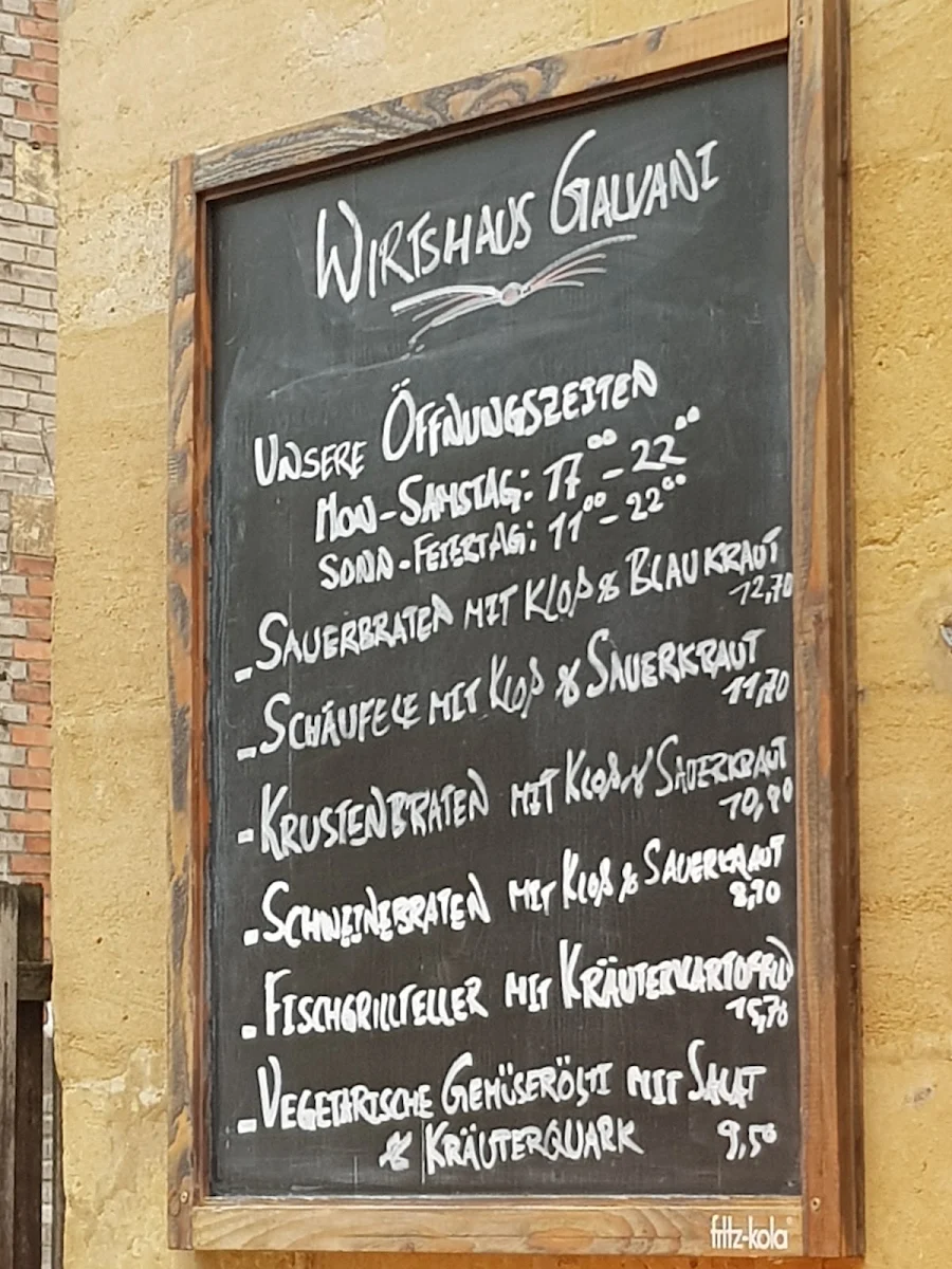 Speisekarte, Das Südlokal