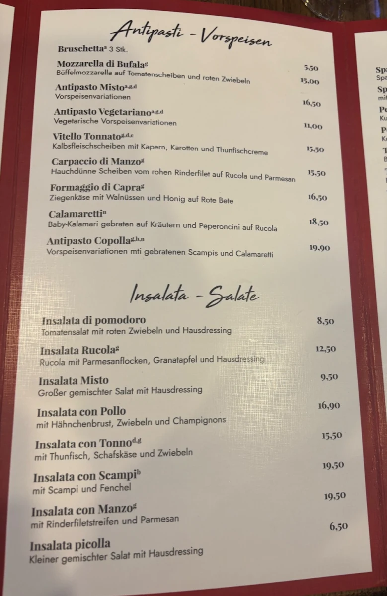 Speisekarte photo 3