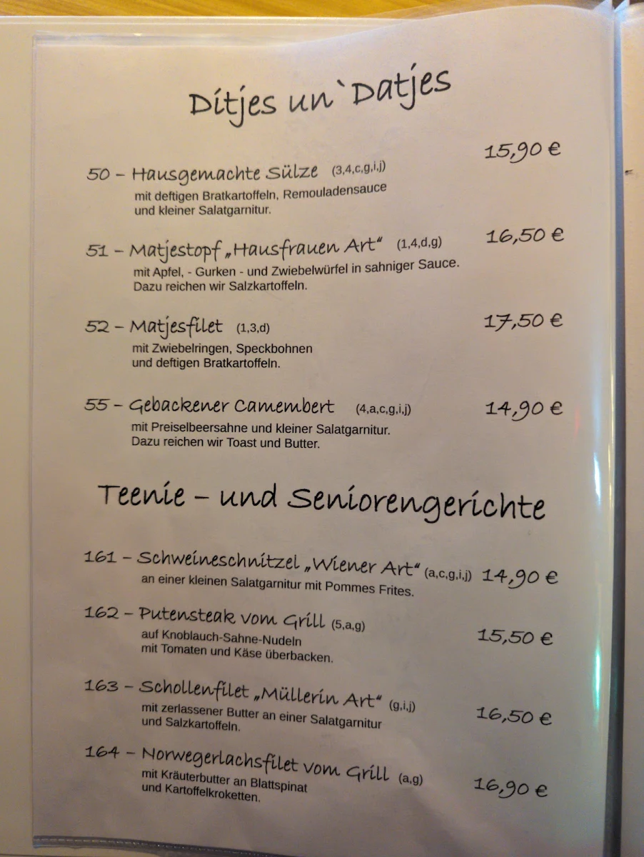 Speisekarte photo 2