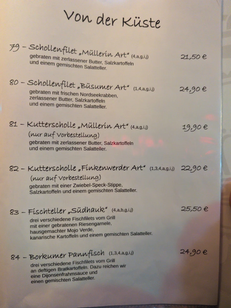 Speisekarte photo 3