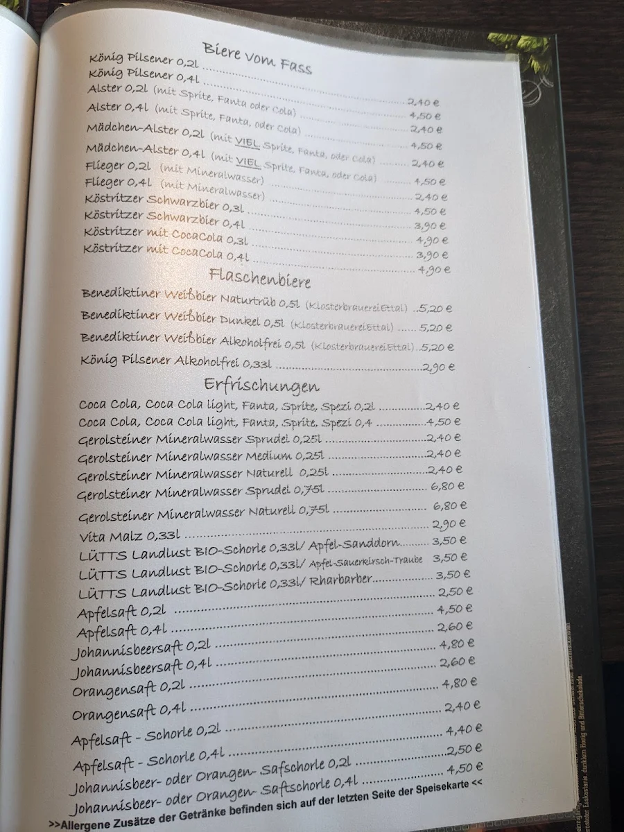Speisekarte photo 8