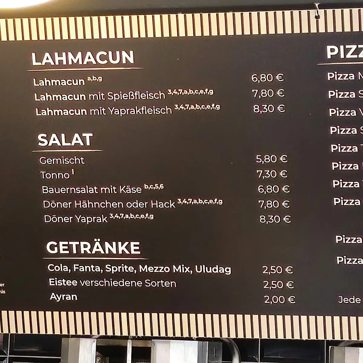 Speisekarte photo 3