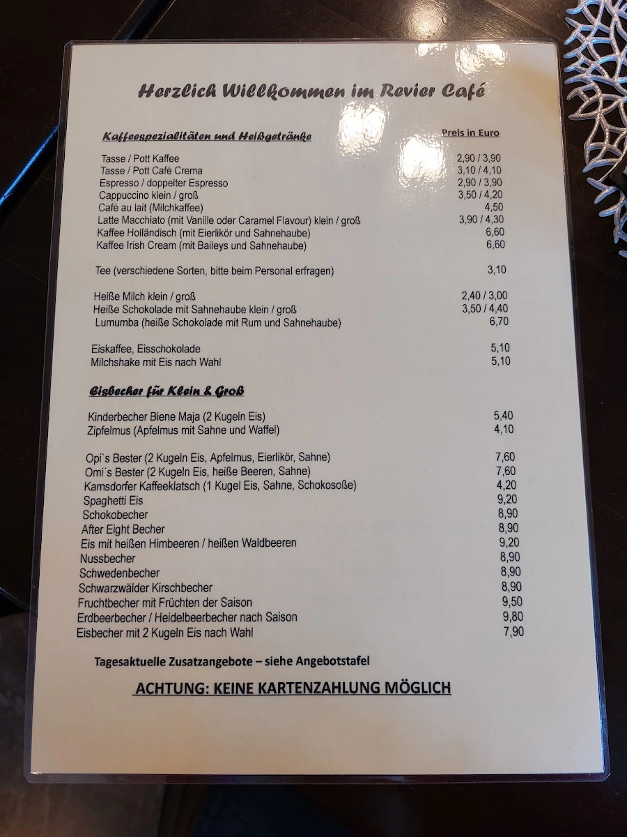 Speisekarte photo 2