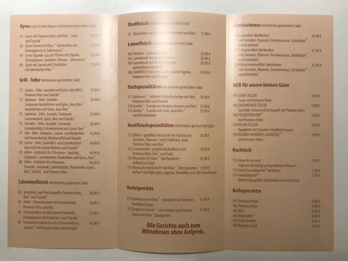 Speisekarte photo 3