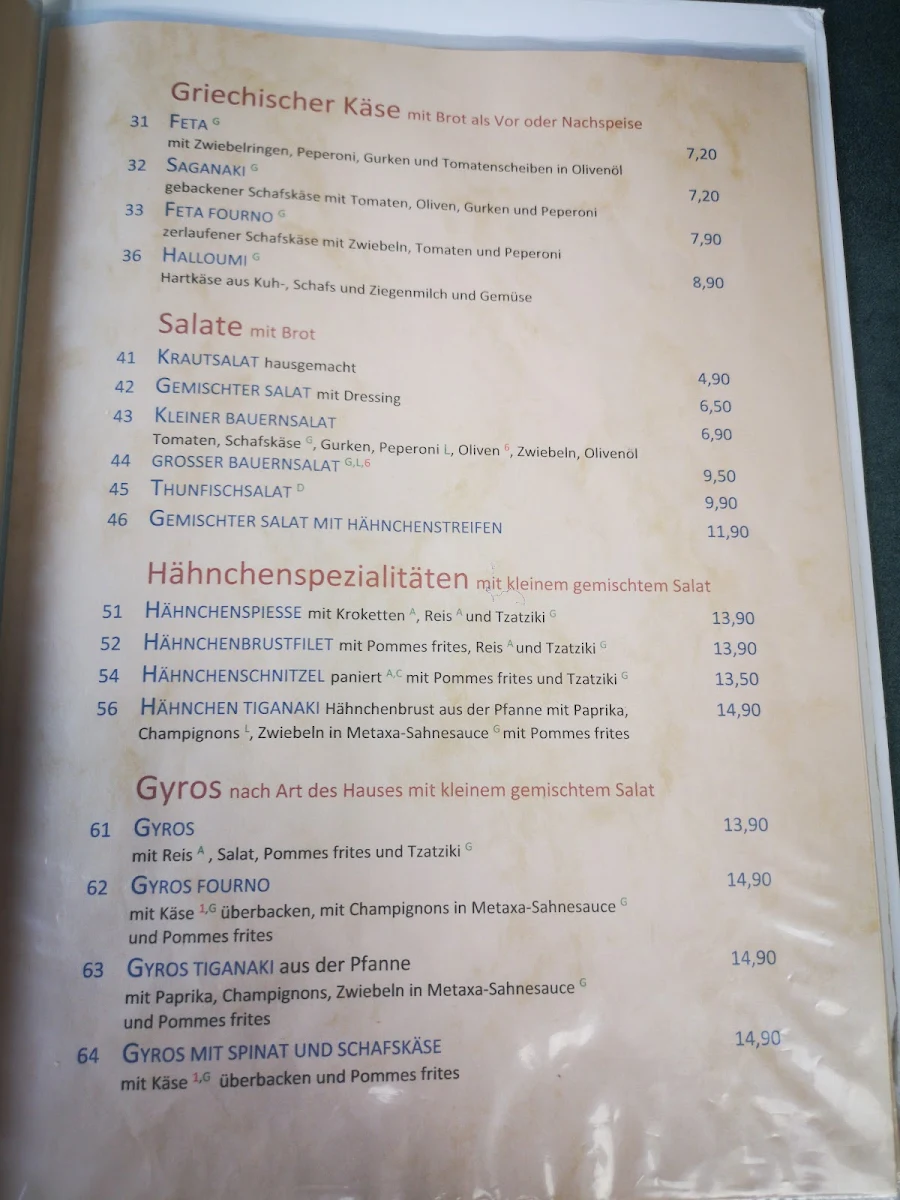 Speisekarte photo 7