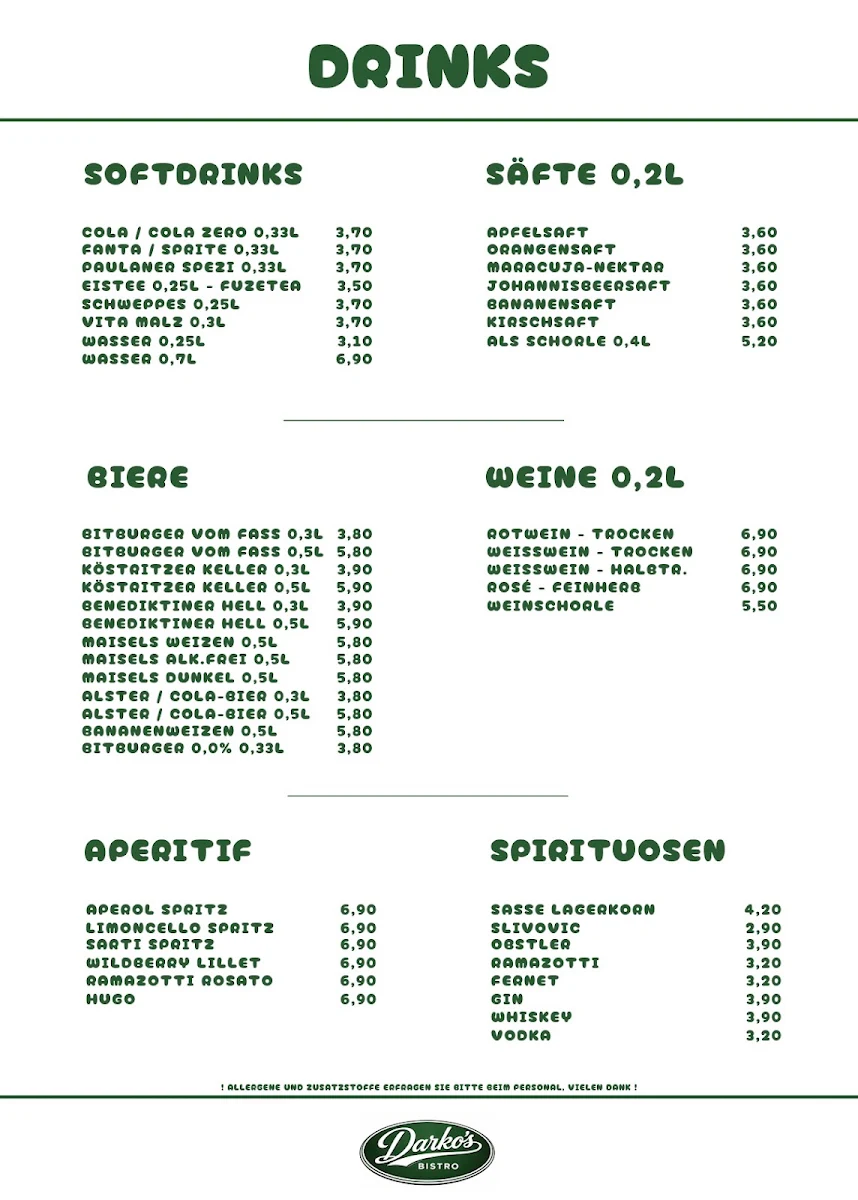 Speisekarte photo 2