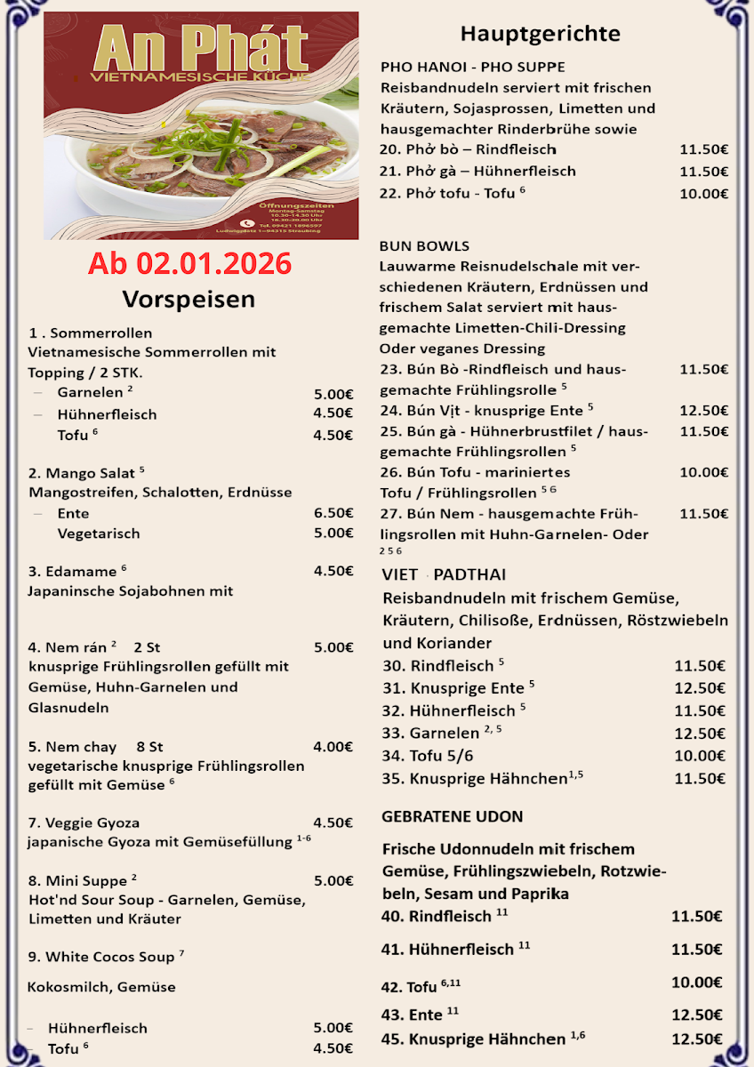 Speisekarte photo 2