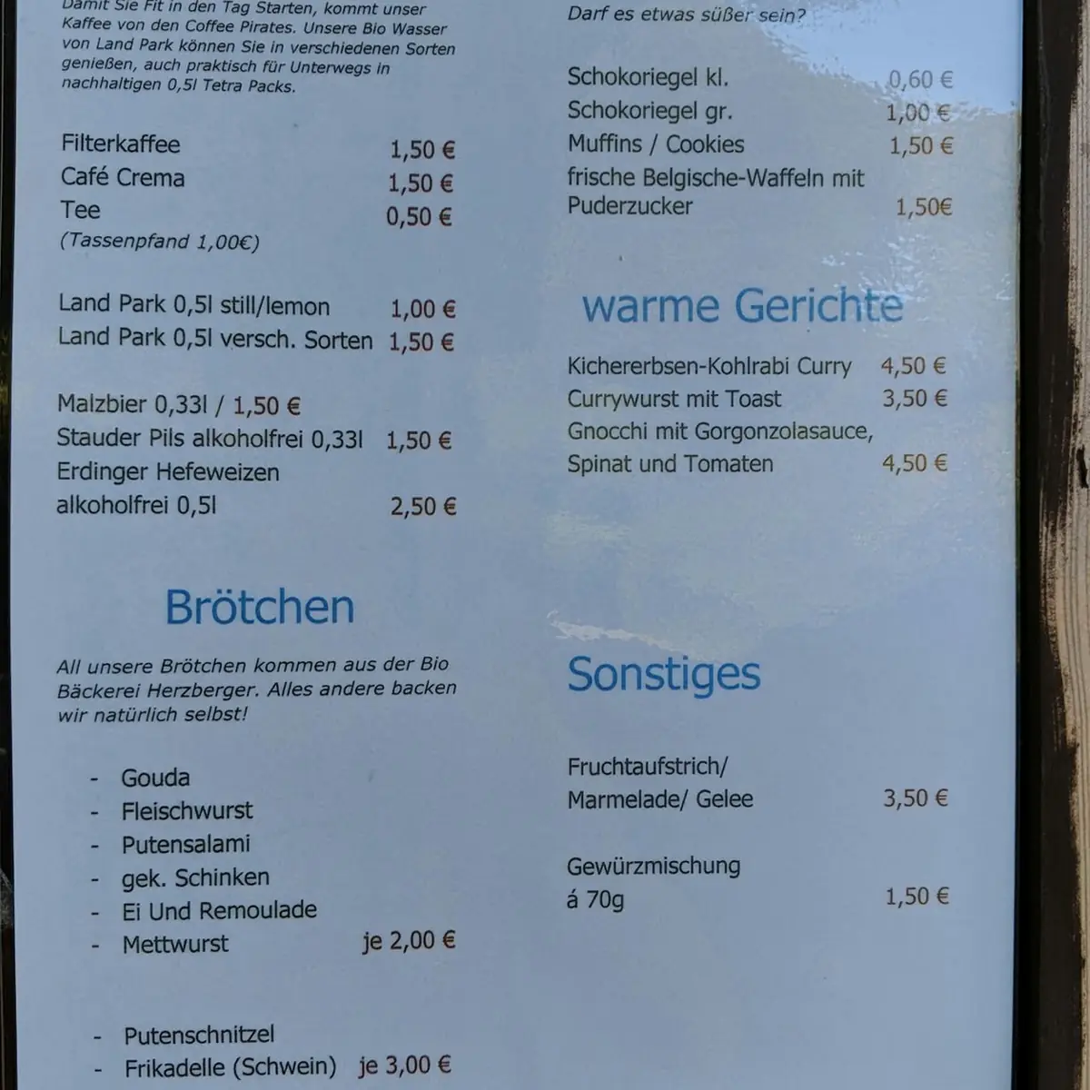 Speisekarte photo 2