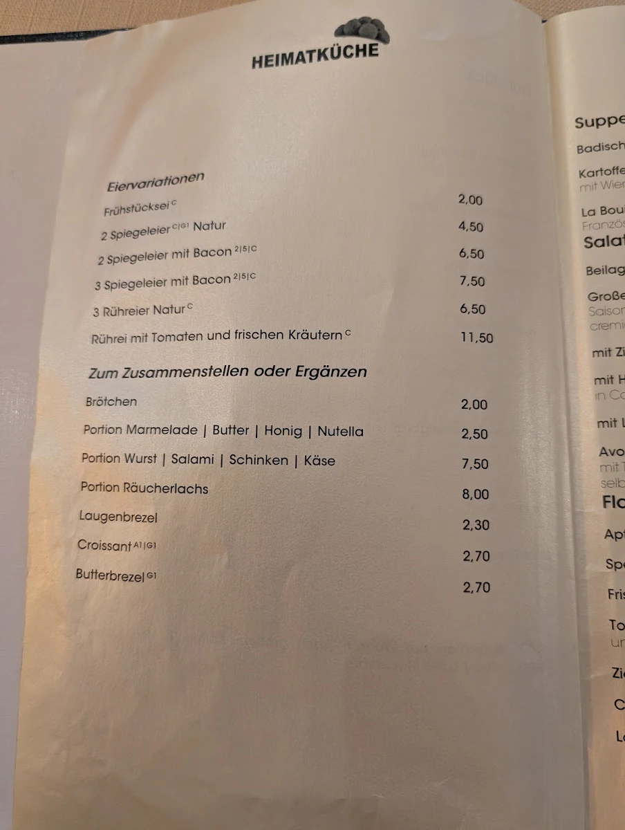 Speisekarte photo 1
