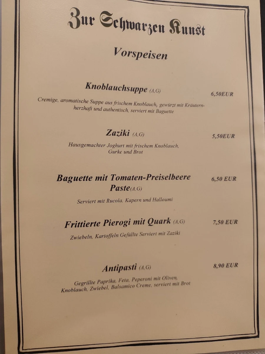 Speisekarte photo 1