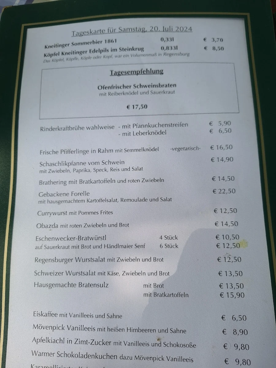 Speisekarte photo 4