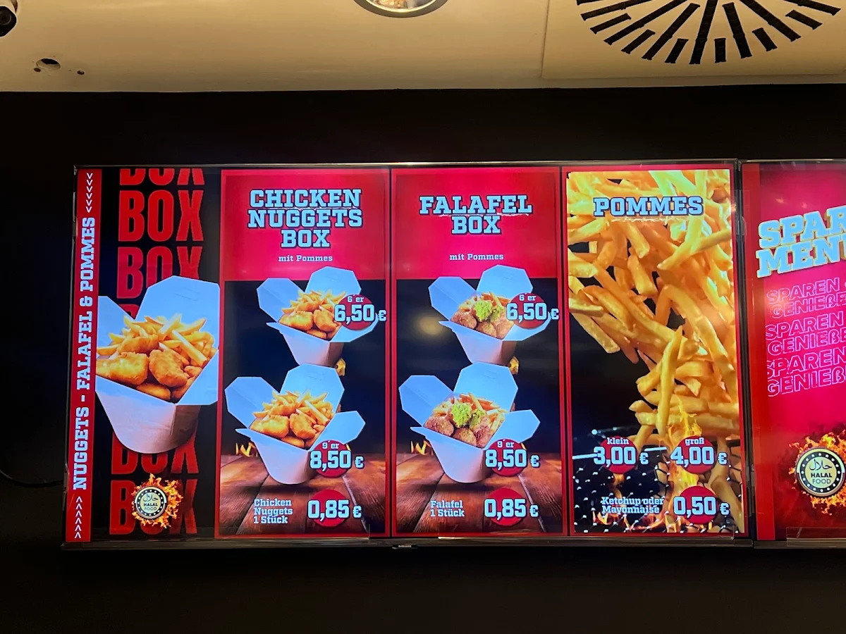 Speisekarte, Kaya Döner