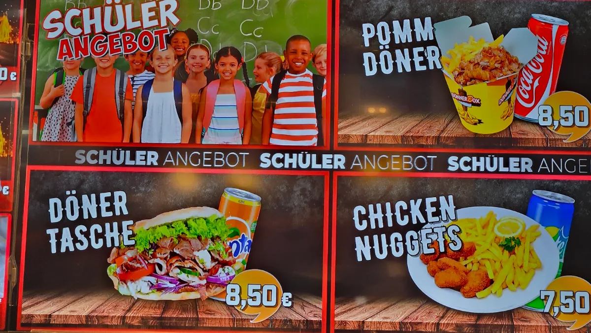 Speisekarte, Kaya Döner