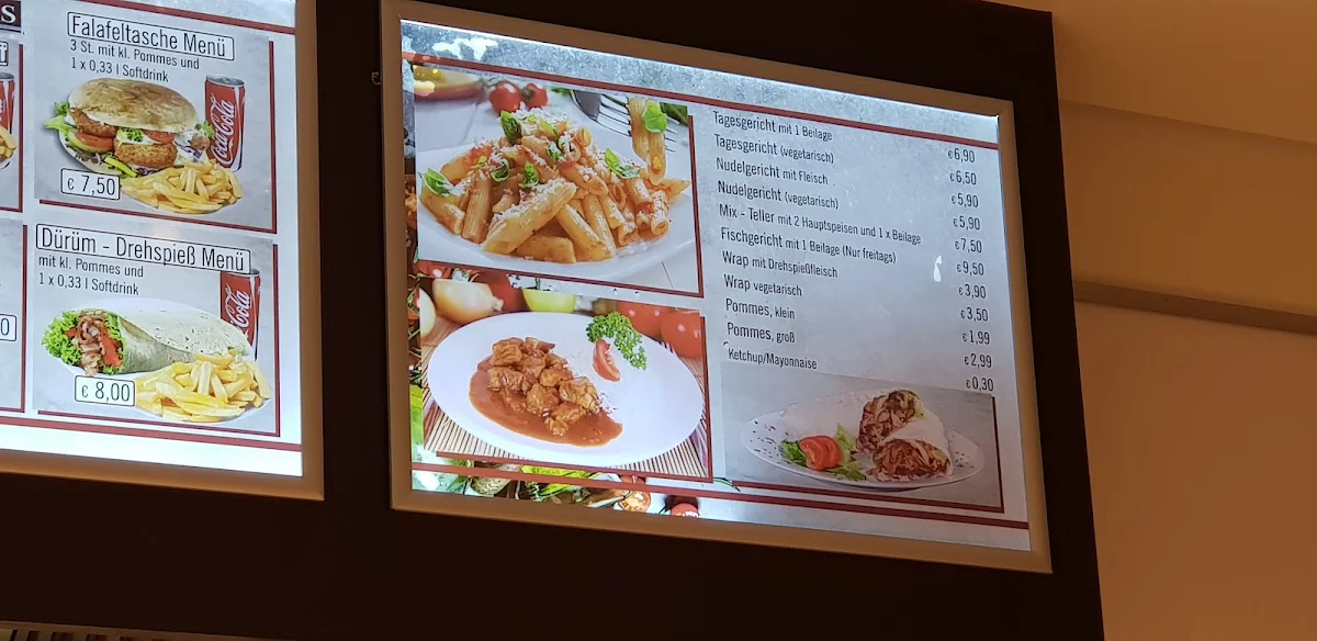 Speisekarte, Kaya Döner
